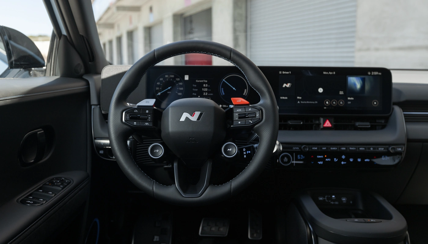 Hyundai Ioniq 5 N - Interior Salpicadero Interior Pantalla Central Interior Volante