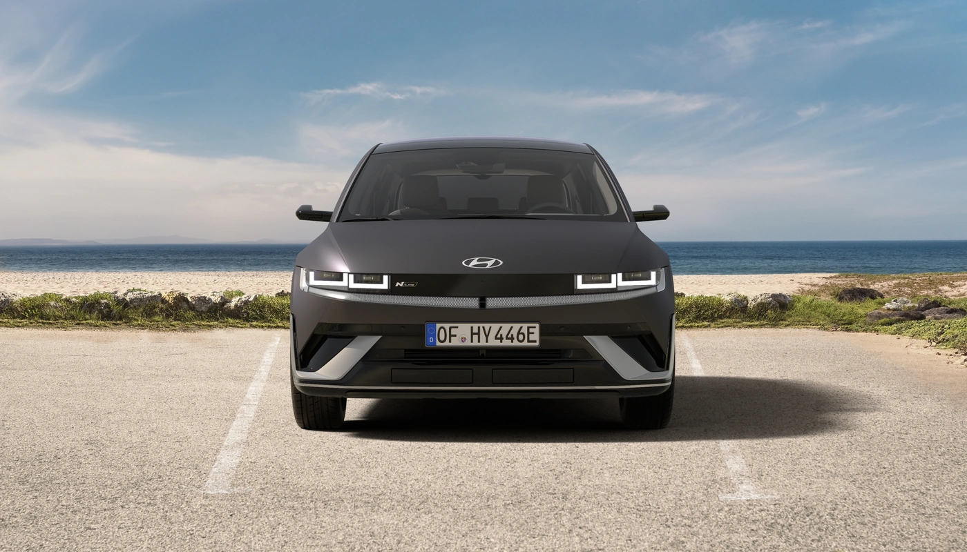 Hyundai Ioniq 5 N Line - Contexto Entorno Real Contexto Aparcado Exterior Frontal