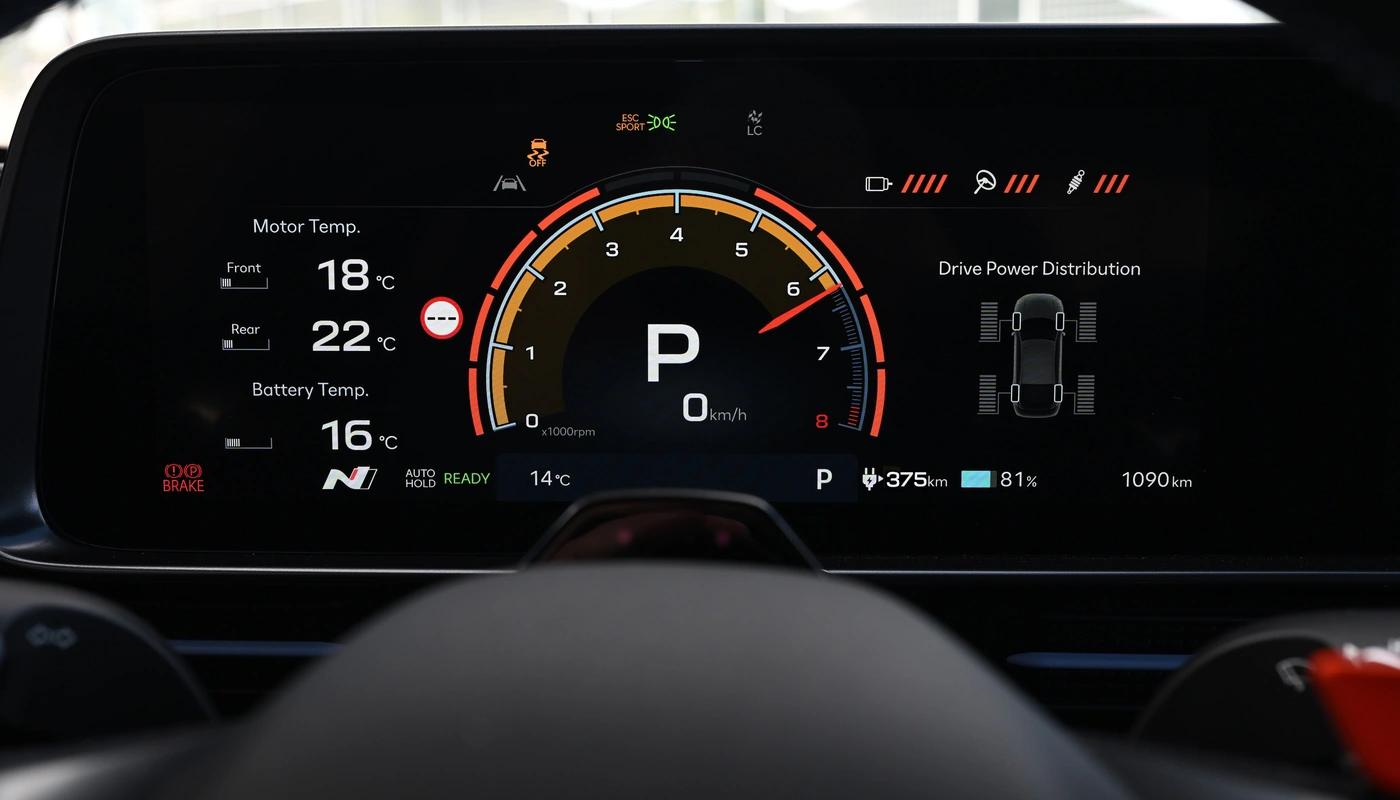 Hyundai Ioniq 6 N - Interior Salpicadero