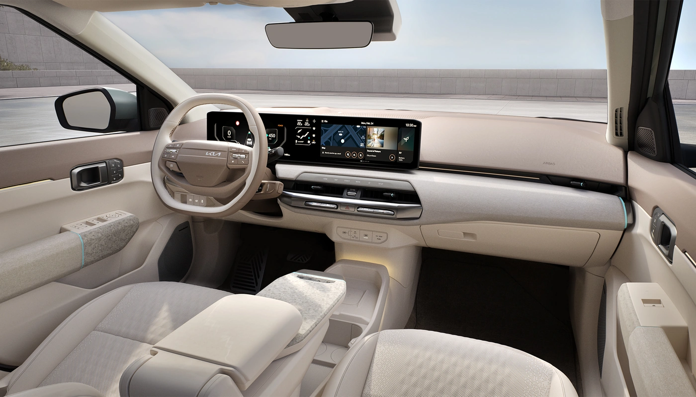 Kia Ev4 Air - Interior Salpicadero Interior Pantalla Central Interior Volante