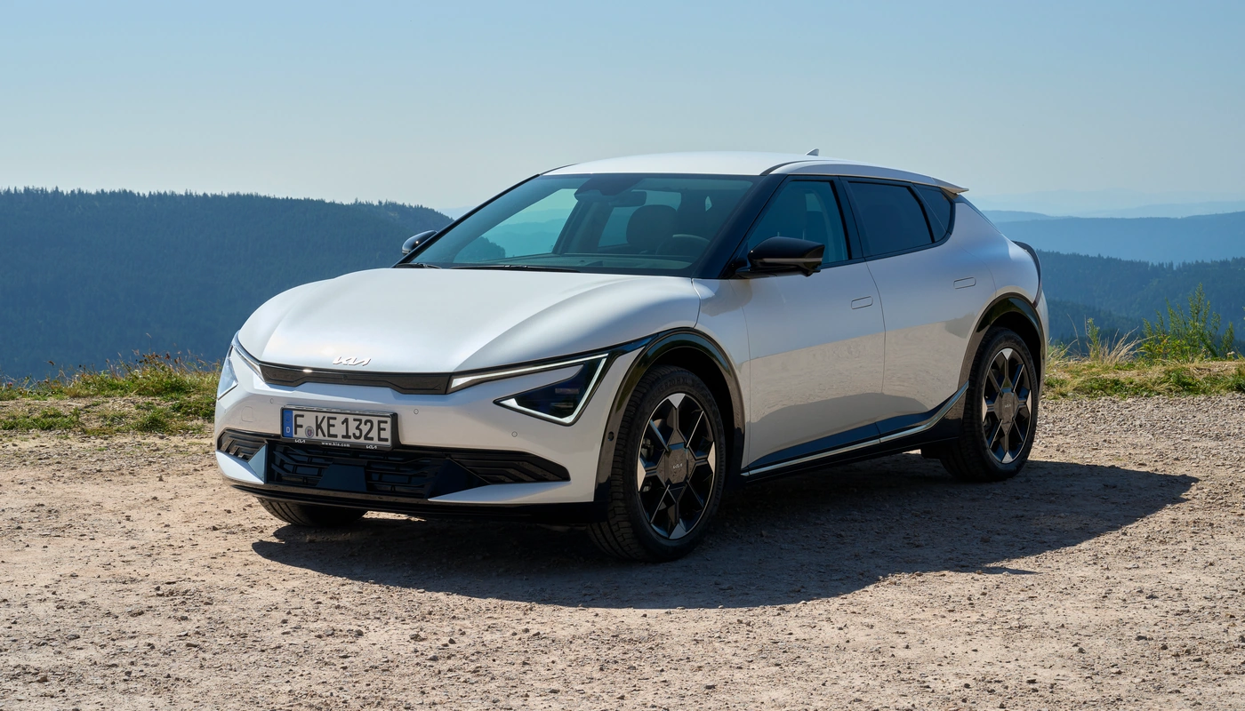 Kia Ev6 Air - Contexto Entorno Real Contexto Aparcado Exterior Frontal Izquierda