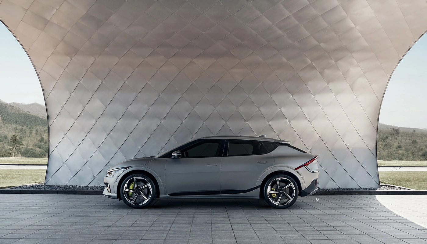 Kia Ev6 Gt - Contexto Entorno Real Contexto Aparcado Exterior Lateral Izquierda