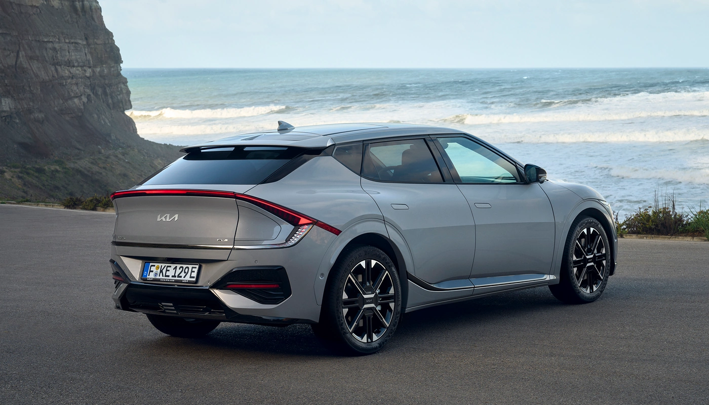 Kia Ev6 Gt Line - Contexto Entorno Real Contexto Aparcado Exterior Trasera Izquierda