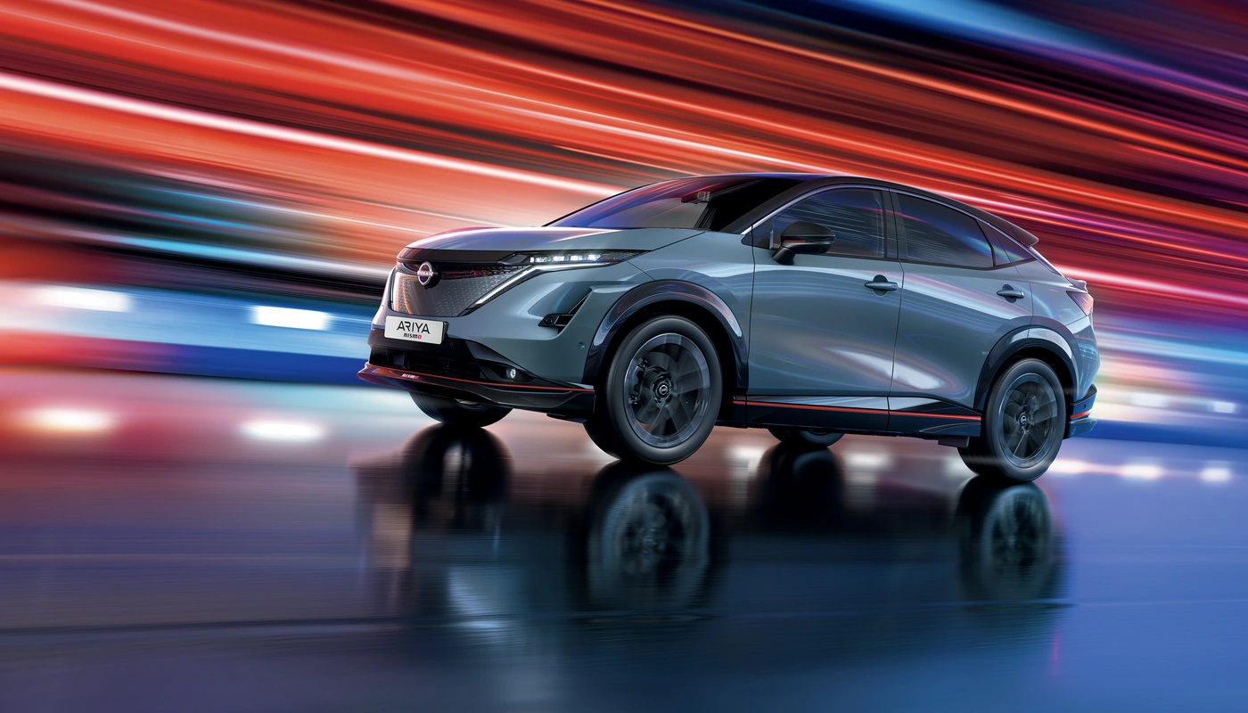 Nissan Ariya Nismo - Contexto Estudio Exterior Lateral Izquierda