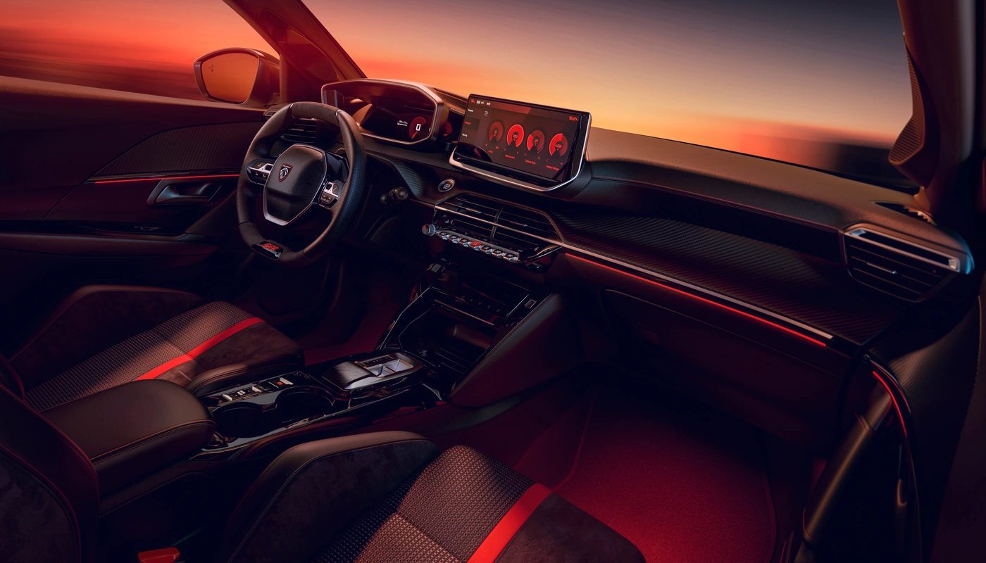Peugeot E 208 Gti - Interior Pantalla Central Interior Detalle