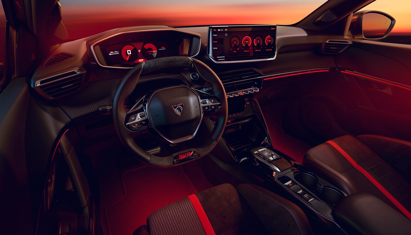 Peugeot E 208 Gti - Interior Salpicadero Interior Volante