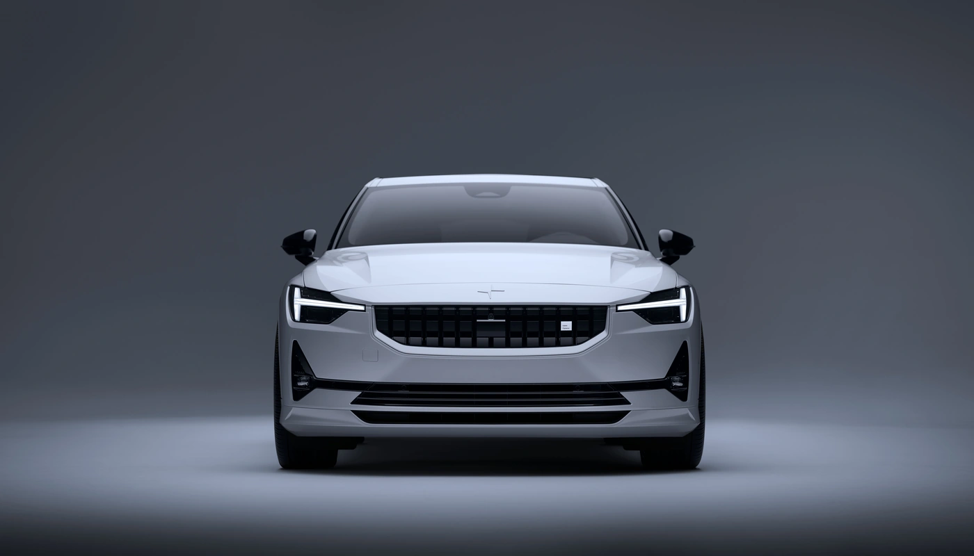 Polestar 2 Long Range Dual Motor - Contexto Estudio Contexto Aparcado Exterior Frontal