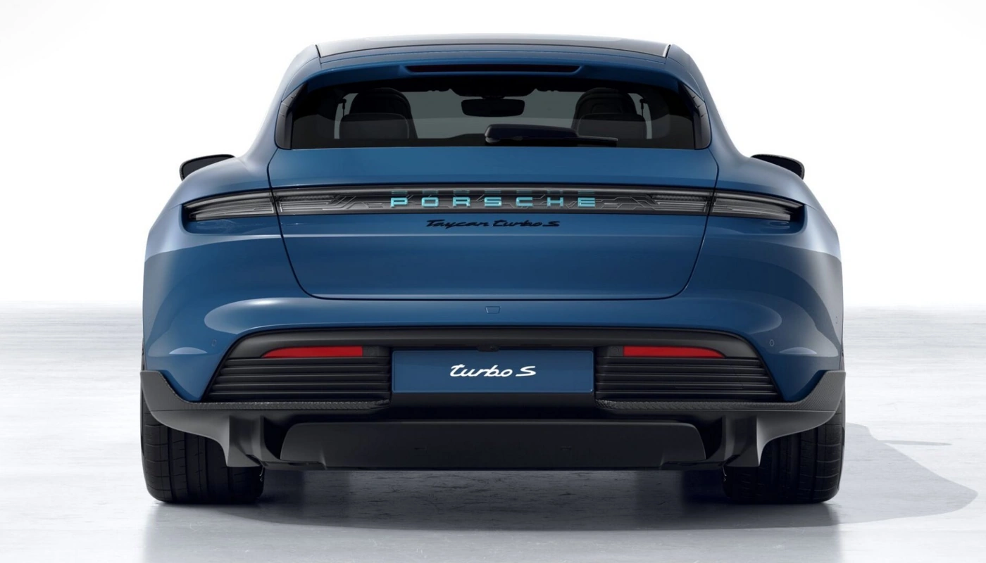 Porsche Taycan Sport Turismo Turbo S - Contexto Estudio Exterior Trasera