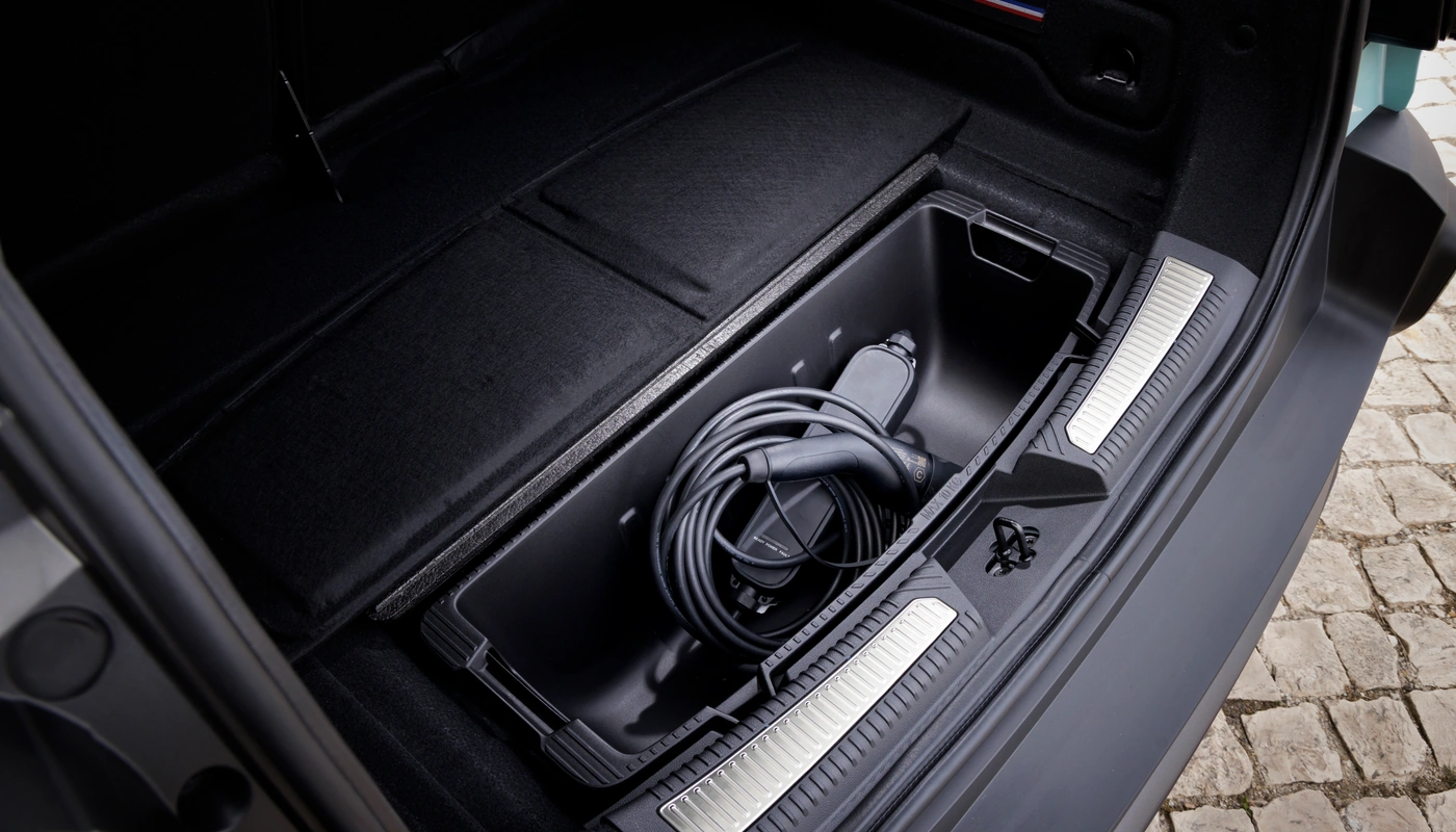 Renault 4 Iconic - Carga Puerto Y Cable Almacenamiento Maletero